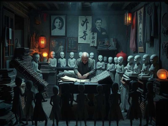 扎纸铺 _ 纸人回魂 _民间传说_恐怖_多播