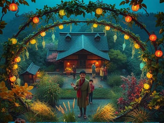 流放后，我全家靠空间种田暴富.微微蓝超级甜.演播岳云道士