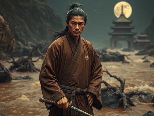 黄河守道人_艾宝良_黄河盗墓人电影同款_紫襟