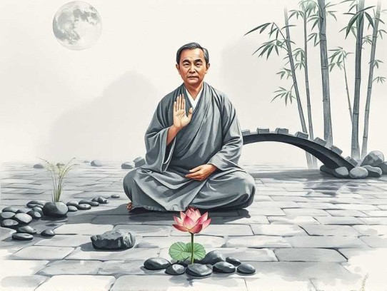 禅修指引：禅的生活& 拈花微笑.圣严法师.演播圣严法师官方