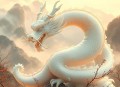 白玉雕龙 古龙