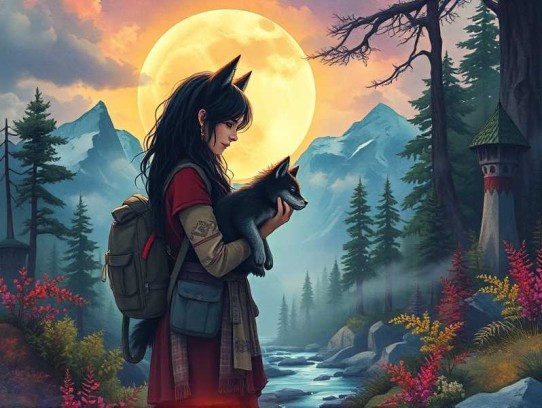 穿越兽世：捡只小狼去建城_ 纯爱_ 七里&甄仙_ 多人有声剧HE