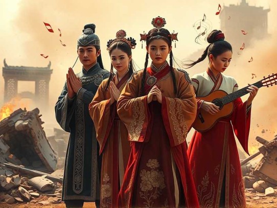 战火中的青春.周宇、张蝉娟、杨宏、吴若佳.演播扶暖文化