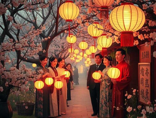 提灯映桃花丨穿古逢今，扶暖文化丨多人有声剧  完结