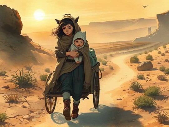 逃荒！带着空间在逃荒路上养崽_畅销逃荒种田文_啊呀二小姐有声先生领衔演播