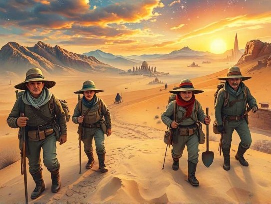 新疆探秘录（全4册） 超刺激考古冒险悬疑多人剧