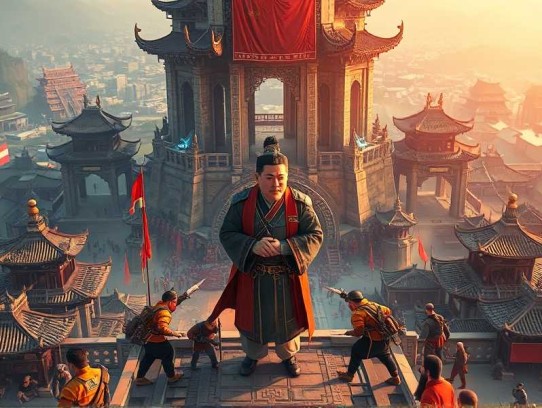 三国争霸我搞起了基建.东城二号.演播飞卢历史_热血战歌