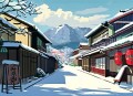抖音走拍街景实拍下雪视频【素材中心】