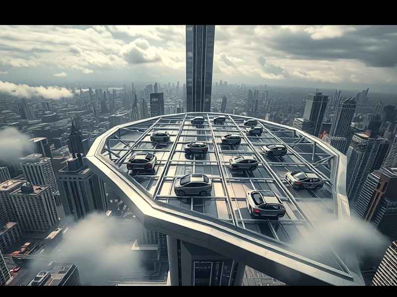 从万米高空降临.原版停车场