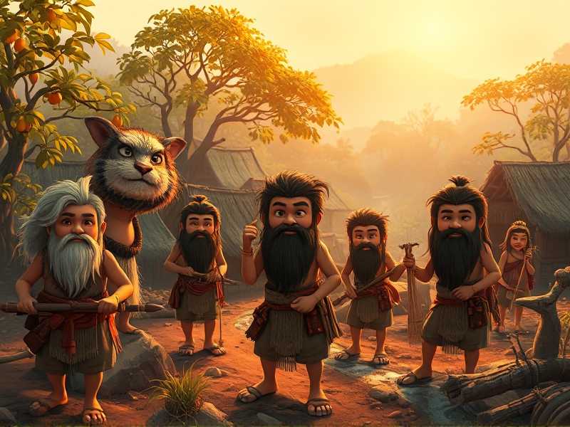 开局一群原始人 嗨扬领衔有声剧 搞笑种田争霸-完结