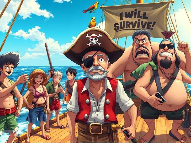 只想退休的我被迫成了大将海贼王同人热血爆笑多人有声剧最强海军反套路