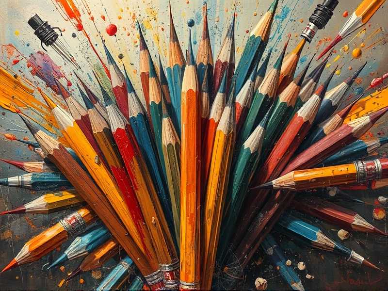 夺命油画：失控的铅笔