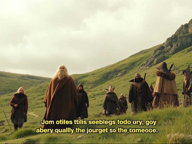 《霍比特人》!中速 英文练耳!英文字幕完结