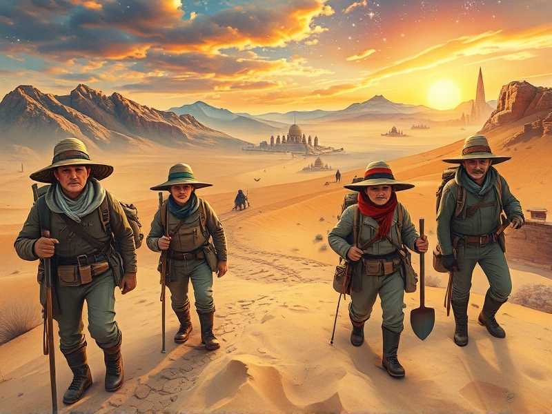 新疆探秘录（全4册） 超刺激考古冒险悬疑多人剧