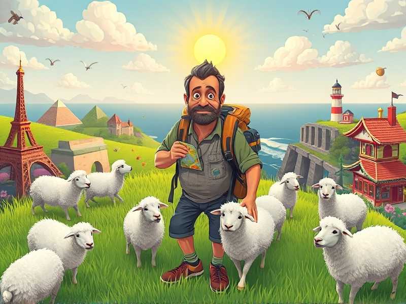 让你徒步环球，没让你抓人薅羊毛_脑洞爆笑